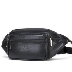 Noblag Leather Unisex Belt Bags Sling Bags